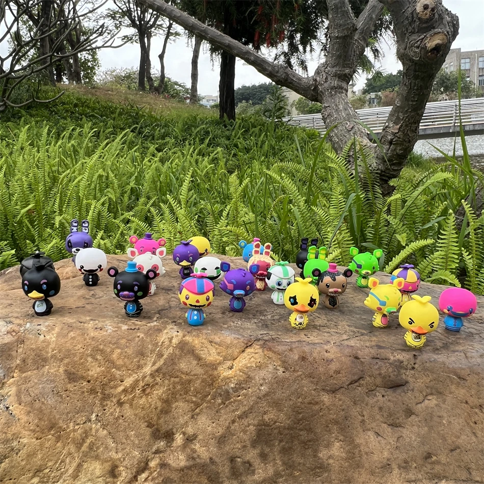 Figuras de Acción de 3-5CM, FNAF Bear's Midnight Harem, Five Nights Security Breach, Muñeco de Juguete para Niños, Regalo