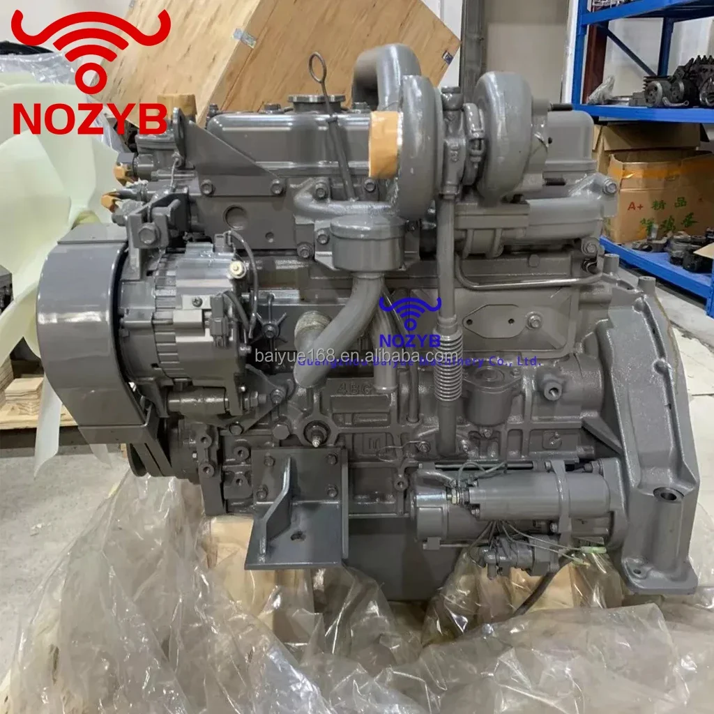 High quality Excavator Parts Diesel Engine Assy For Isuzu 4BG1T 6BG1 4BG1 Engine Assy EX120-6 ZAX120 SH120a3 Engine