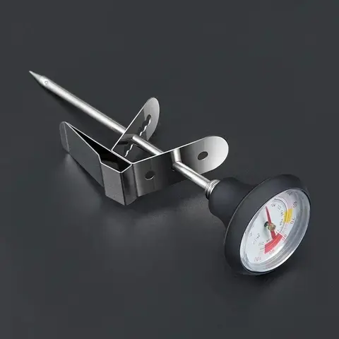Stainless Steel Coffee Temperature Meter Probe 0~100℃ Thermometer for Coffee Pot Milk Frothing Jug Cafe Kitchen Measuring Tools