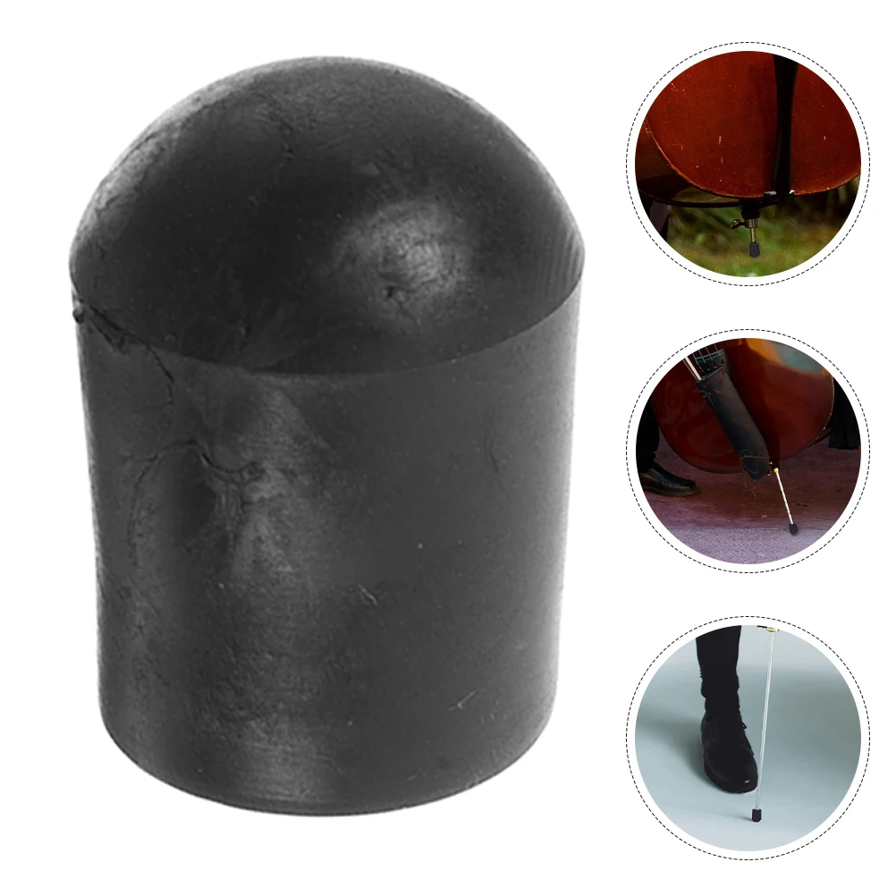 

6 PCS Cello Tail Post Gasket Endpin Accessories for Storage Instrument Black Rubber