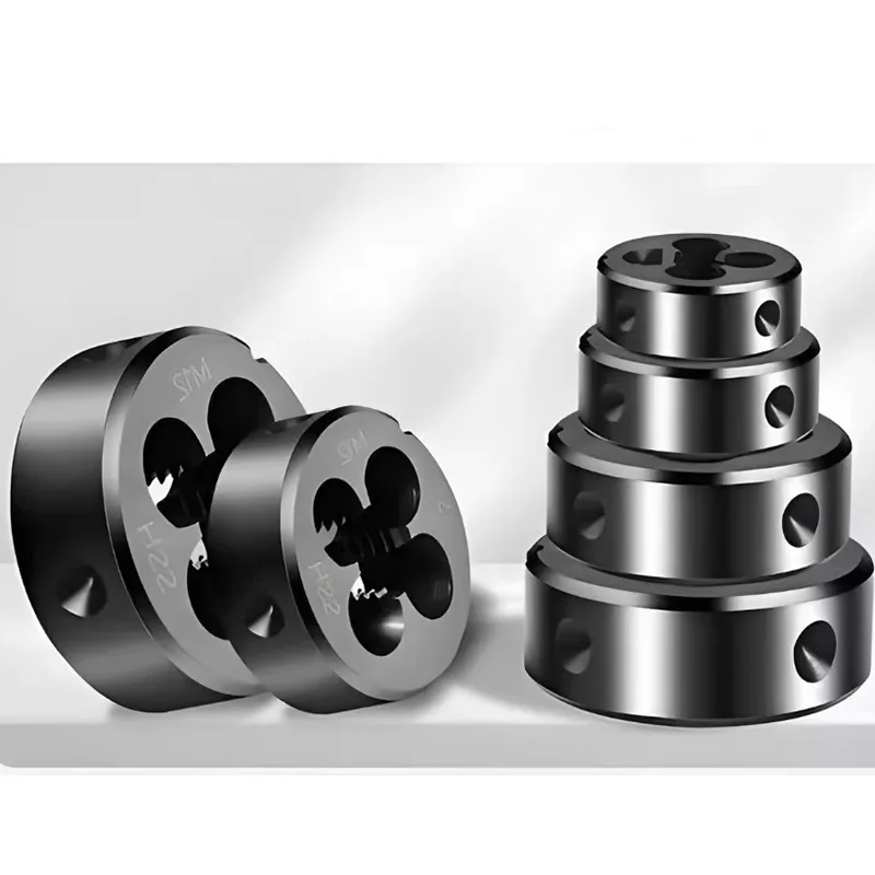 1PCS HSS OX Coating Round Die M2 M3 M4 M5 M6 M8 M10 M12 M14 M16 M18 Machine Screw Fine Threading Dies