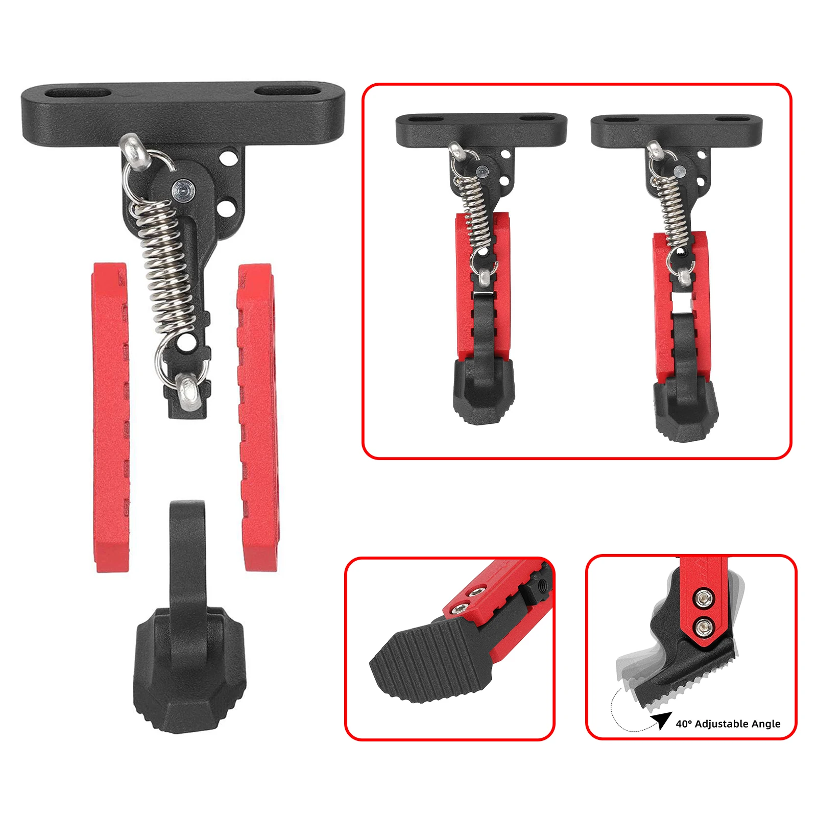 Ulip V2.0 Scooter Kickstand Foot Support Adjustable Side Parking Stand Accessories For Xiaomi 4 Series & Ninebot F20 F25 F30 F40