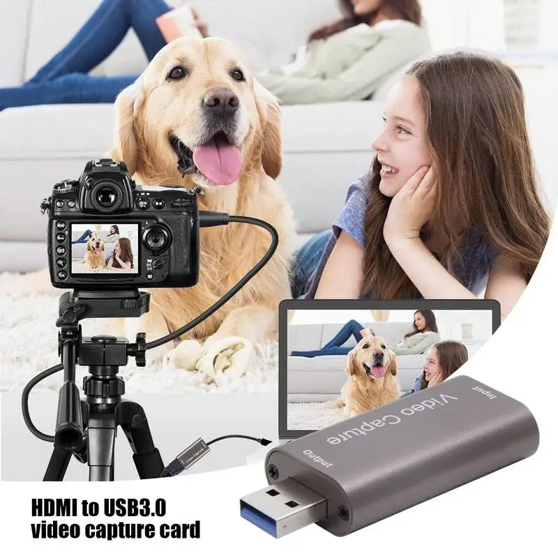 

Game Audio Capture Adapter Audio Capture Adapter 1080P 60fps HD High-Speed Capture & Streaming Card Effortless Setup For Hd