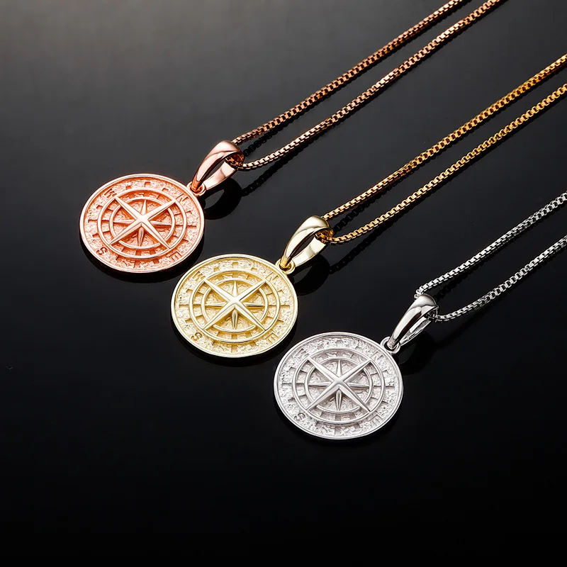 

Серебряный кулон в стиле хип-хоп 925, ожерелье ex Jewelry Accory Cass Design, модная инкрустация из чистого серебра с драгоценными камнями
