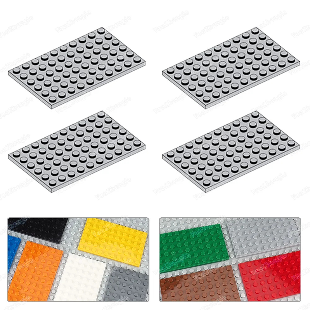 3033 Building Block Base Plate 6x10 Parts Assembly MOC Figures WW2 Street Scene Mecha Gear Scene Match Model Parts Gifts DIY Toy