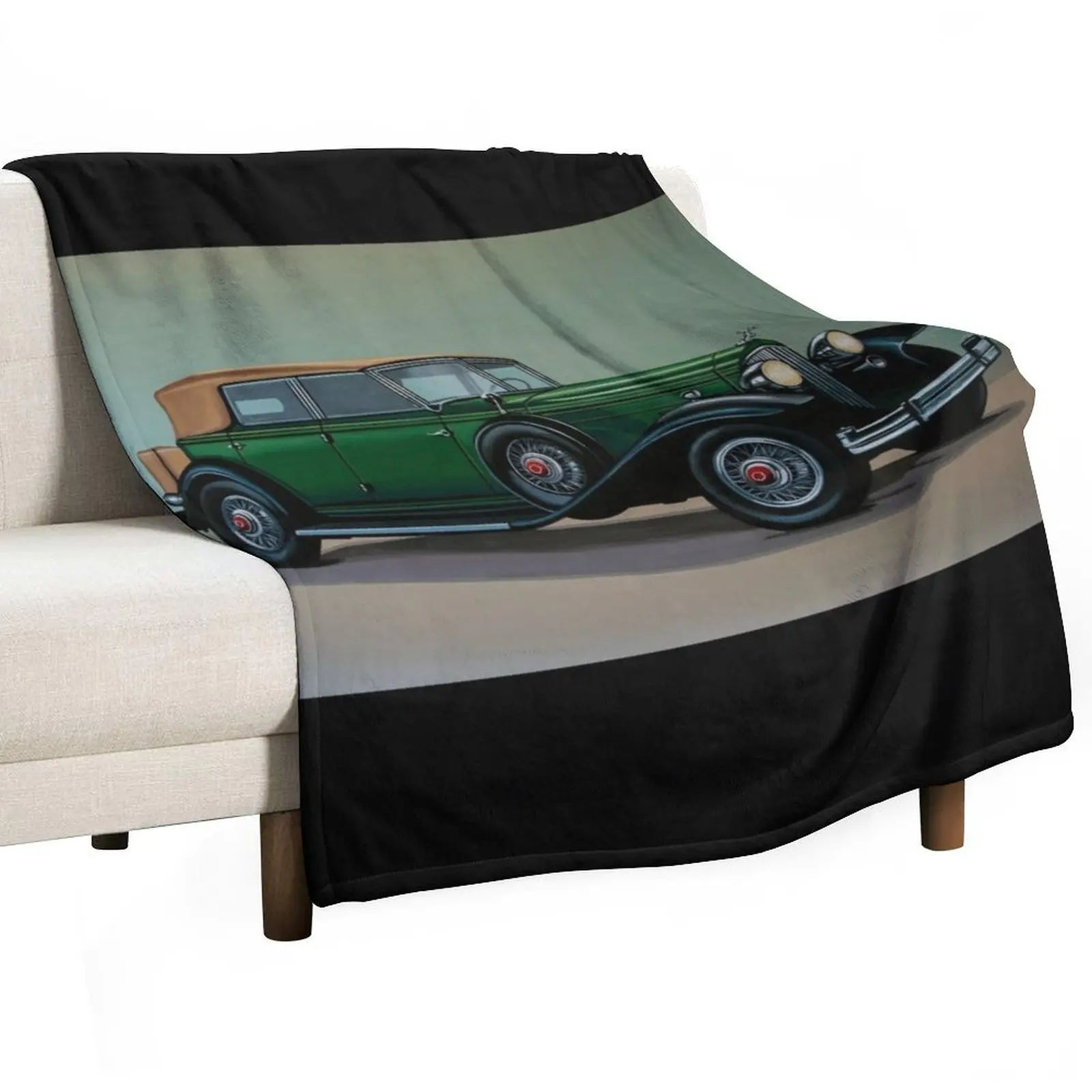 

Packard Twelve Phaeton 1934 Painting Throw Blanket Camping Sofa Quilt Soft Big Thermals For Travel Blankets