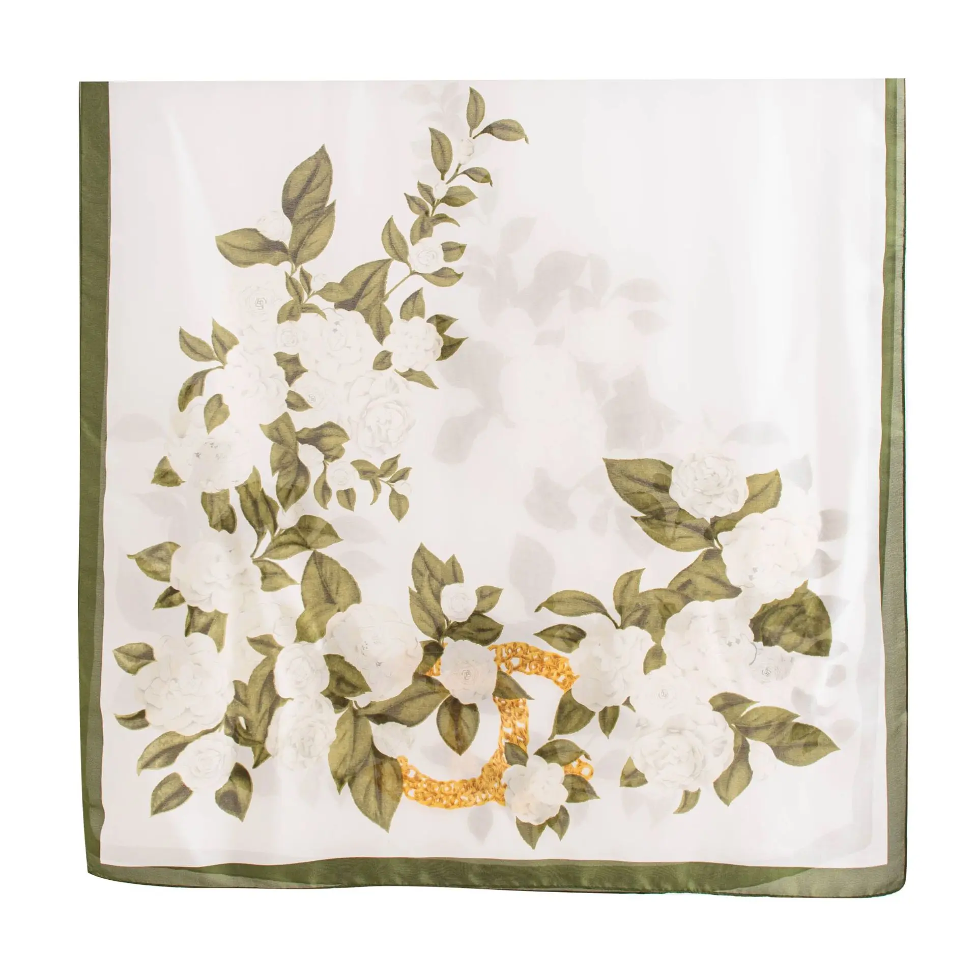 

New Chiffon Long Scarf Women Spring Summer Floral Print Shawl Sun Protection Hair Wrap Fashionable Breathable Hijab Beach Cover