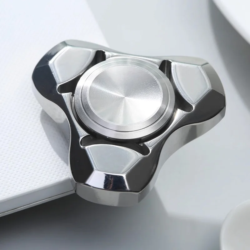 Spirit Fox 스테인레스 스틸 금속 Fidget Spinner 성인 EDC Antistress 핸드 스피너 사무실 장난감 자폐증 스트레스 릴리프 장난감 선물