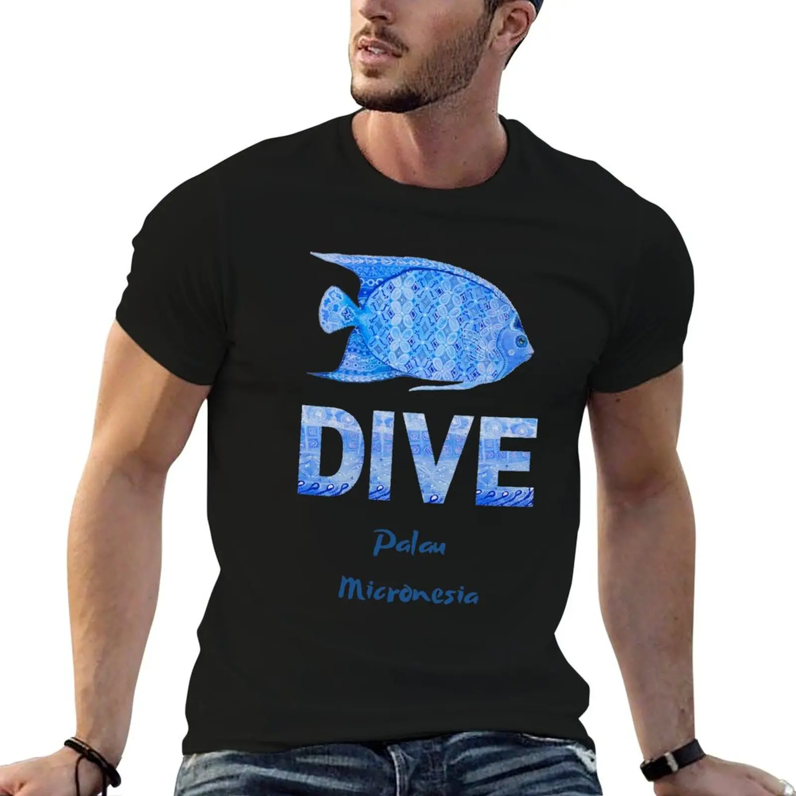 

Kawung Batik - Dive Palau Micronesia! T-Shirt man t shirt summer essential t shirt T-Shirt