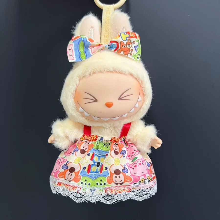 

17cm Labubu 1-3 Gen Doll Outfits | Multiple Styles of Colorful Skirts | Clothes for Labubu Accessories