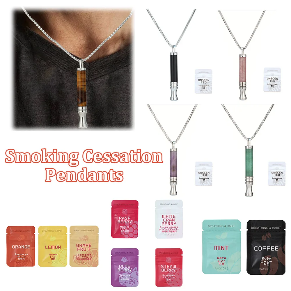 

Ожерелье для снятия стресса, инструмент для дыхания осознанности, натуральная успокаивающая цепочка для облегчения дыхания, ожерелье для дыхания, облегчение тревоги для курения