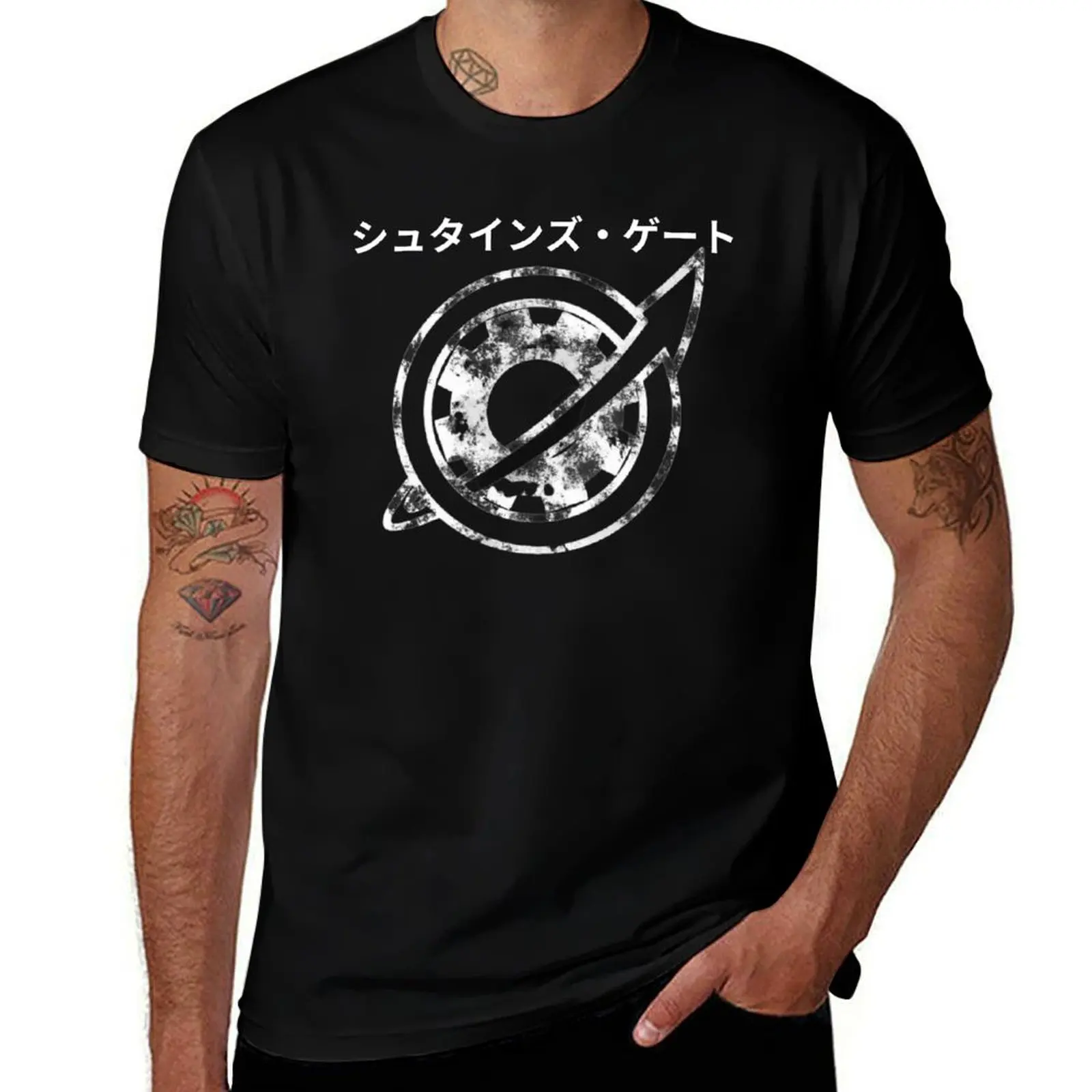 Steins-Gate T-Shirts T-Shirt Work Casual Loose Fit T-Shirt