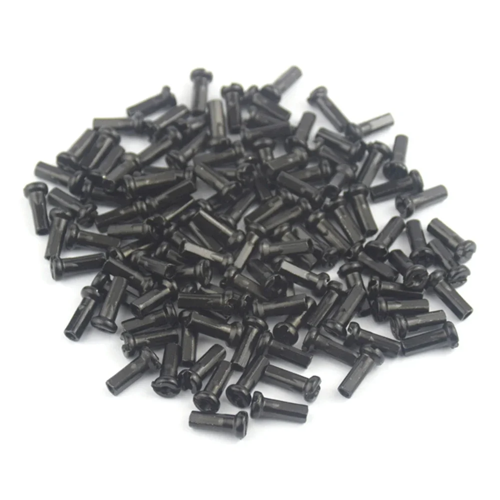 50pcs Metal Mountain Bike Wheel Spoke Nipples Replacement for 14G 2mm Spokes MTB Mountain Bicycle Parts Accessories