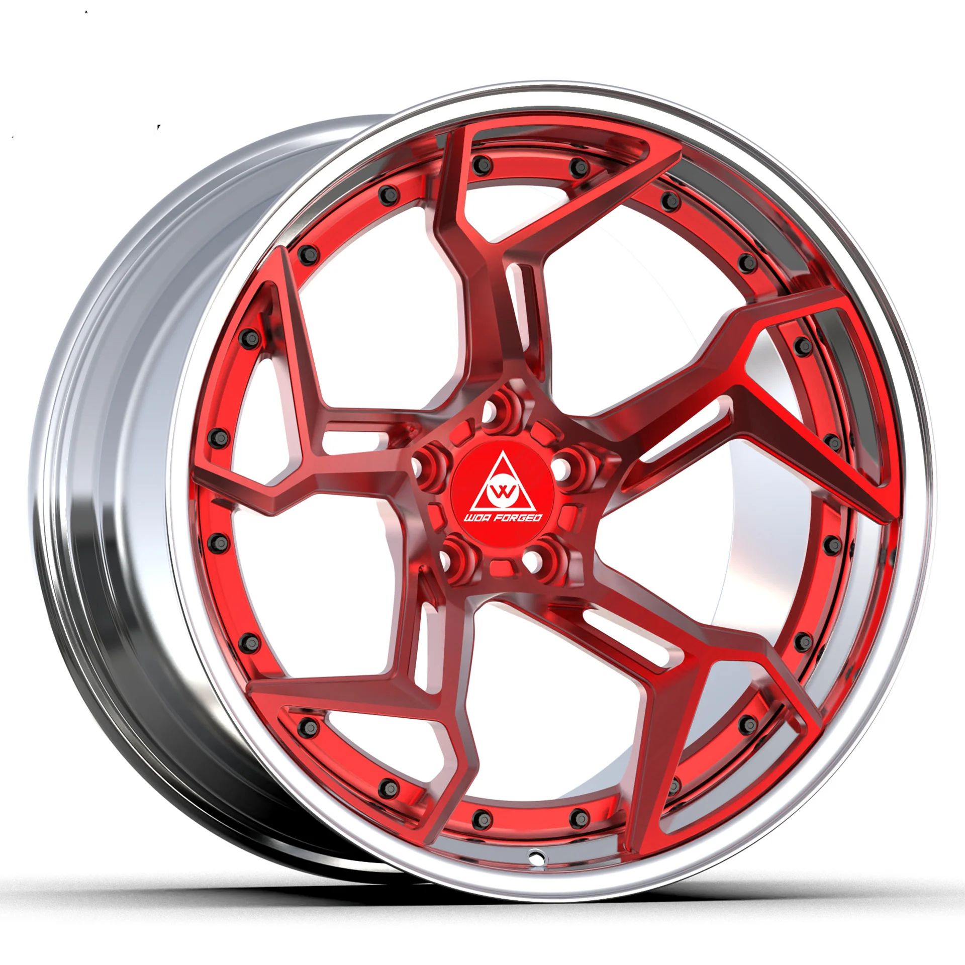 

6061-T6 2 Piece Customized Deep Concave Alloy Wheels 18-23 Inch 5x114.3/112/120 PCD New