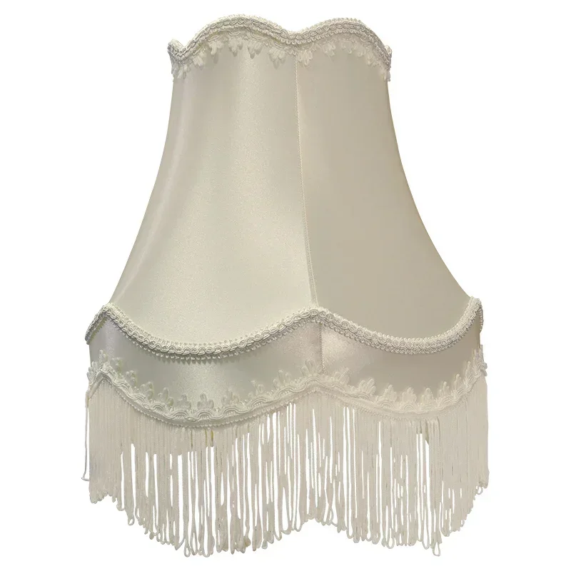 

European Modern Handmade Fabric Tassel Lace Table Lamp Floor Shade Bedroom Hotel Lobby Fabric Shadeторшер플로어 램프напольная лампа