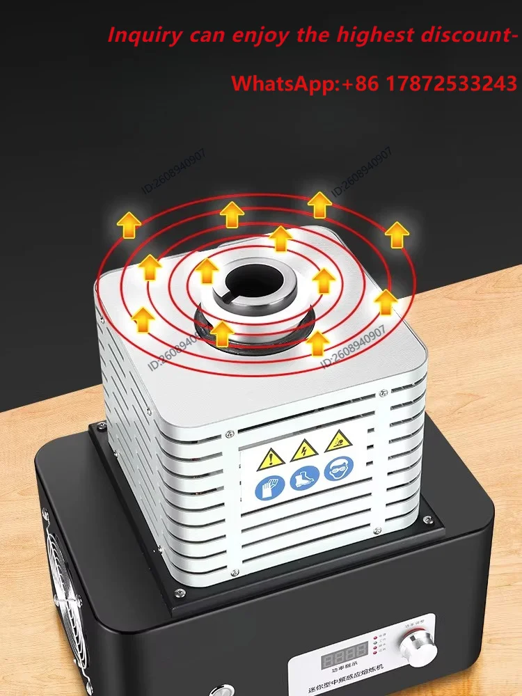 1600 ° degree gold melting furnace can melt gold, silver and iron intermediate frequency gold melting machine