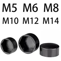 M5 M6 M8 M10 M12 M14 Car Wheel Bolt Nut Dome Protection Cap Cover Exposed Hexagon Plastic Car Tyre Nut Screw Exterior Decoration