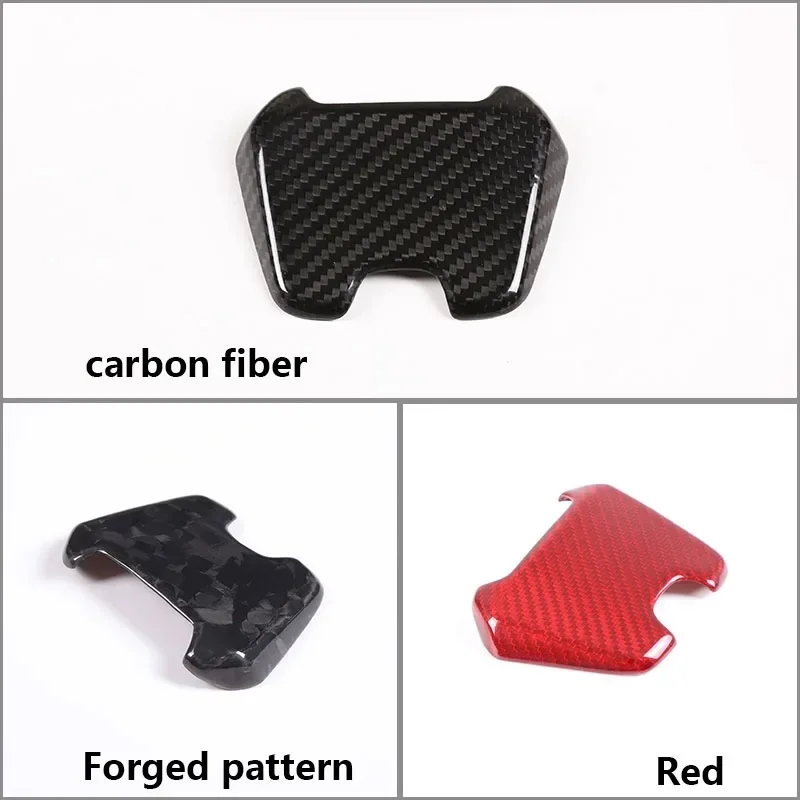 For Lamborghini URUS 2018-2023 Real Carbon Fiber Car Central Control P Gear Switch Decoration Cover Trim Sticker Car Accessories