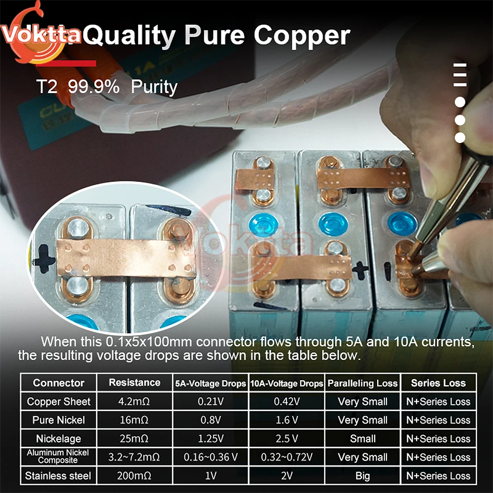 18650 Li-ion Battery Nickel Plated Strip Connector 0.15mm 0.2mm Battery Connector for 18650 26650 21700 Battery Pack Spot Welder