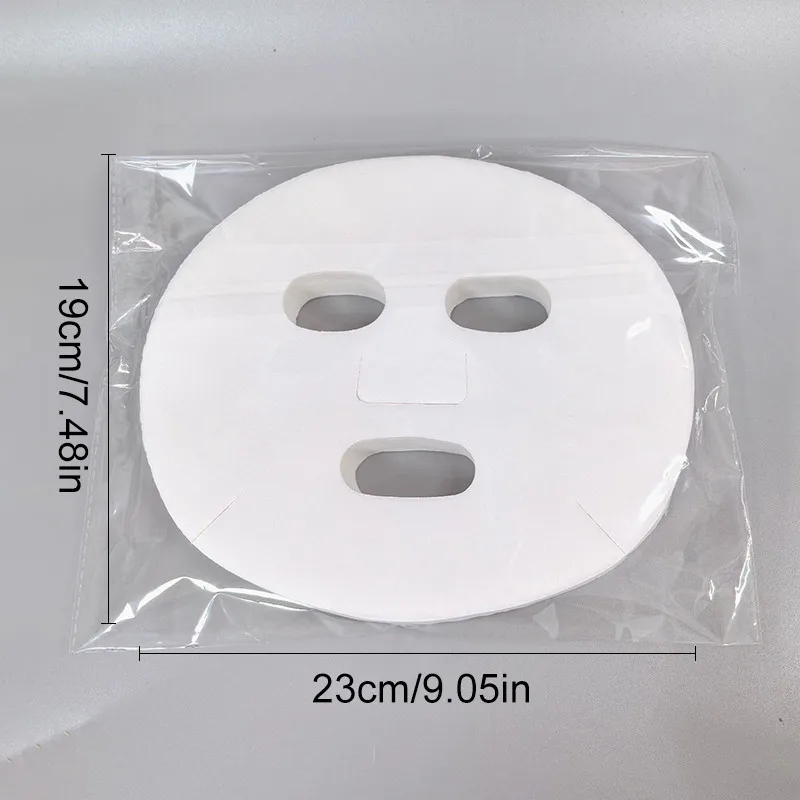 500/100개 페이스 마스크 종이 일회용 페이셜 마스크 시트 페이셜 케어 습식 압축 뷰티 도구 뷰티 살롱 스킨 케어 도구