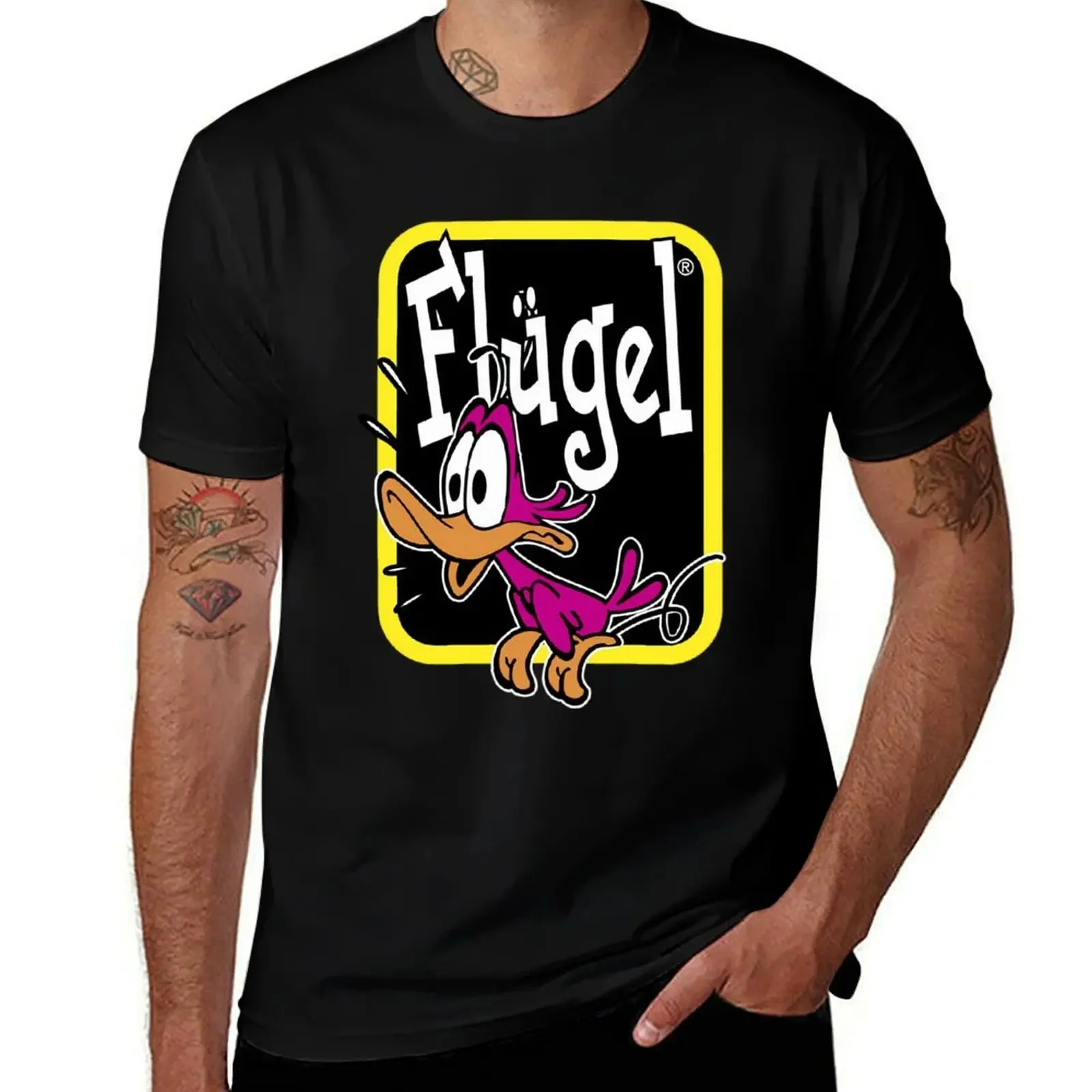 

Flugel Logo T-Shirt anime clothes graphic shirts hippie clothes Men's t-shirt