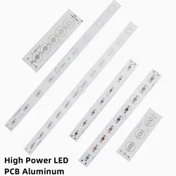 High Power LED PCB Aluminum Base Plate 3W 4W 5W 6W 7W 9W 12W Rectangle Heatsink 117/156/260/460mm Hydroponics Aquarium Tube DIY