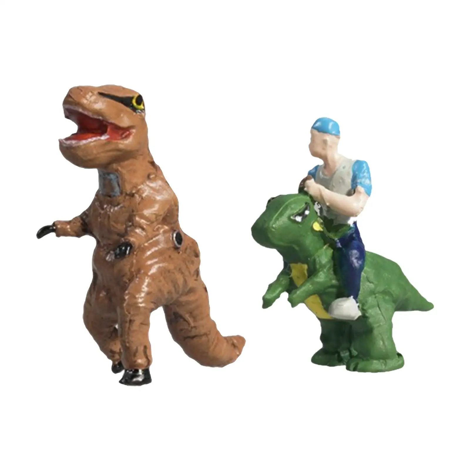 Figuras de acción de dinosaurios en miniatura para casa de muñecas, manualidades, accesorios de fotografía, escena DIY, decoración de recuerdo de fiesta, 1/64