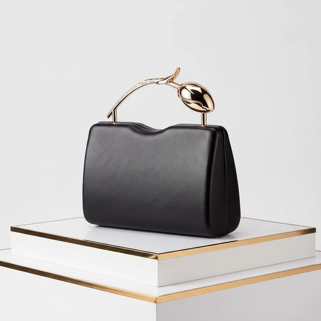 

2026 Quality Manufacturers PU Clutch Bag Rose Shape Valentine's Day Gift Crossbody Evening Bag Fashion Dinner Bag 20 cm