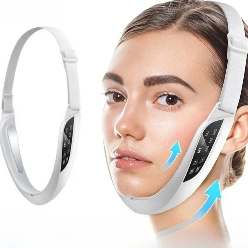 EMS Micro-current Firming Facial Massager Double Chin Removal Skin Care Electric V Face Lifting Beauty Device 