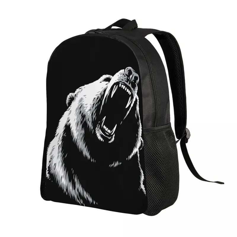 Bear Travel Backpack Women Men School Laptop Bookbag Animal College Student Daypack Bags