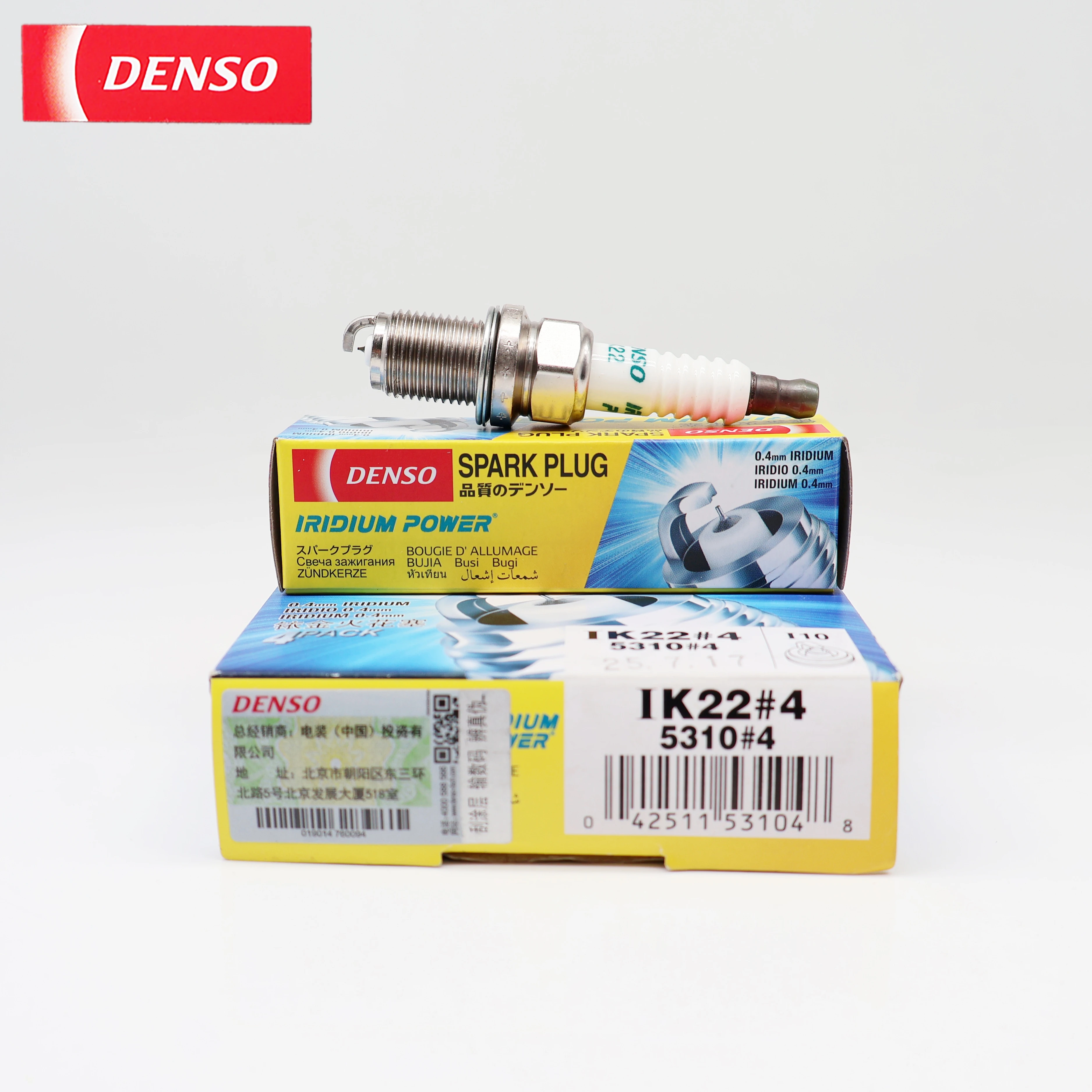 DENSO Iridium Spark Plug IK22 5310 Original genuine product OEM:101905621