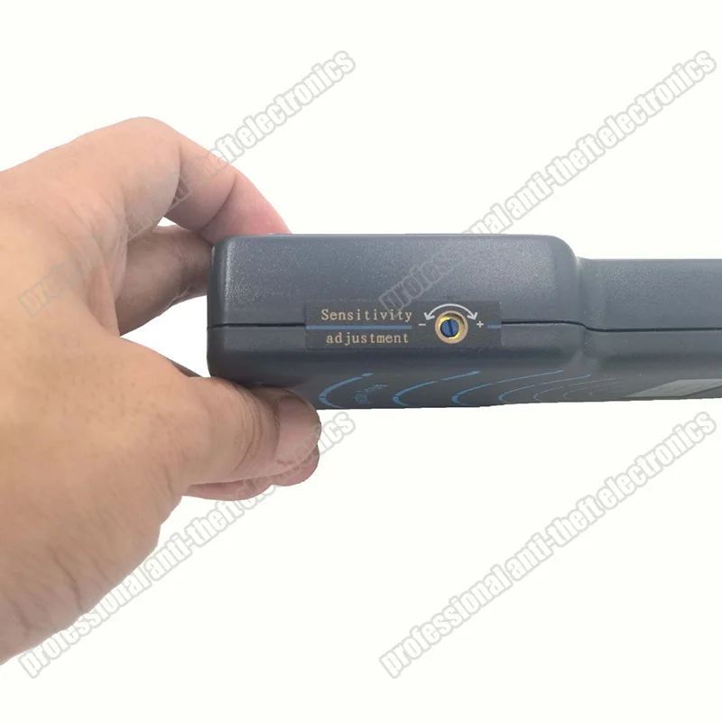 EAS Anti Theft AM Handheld Detector to Test hard Tag 58Khz Security Tag black color