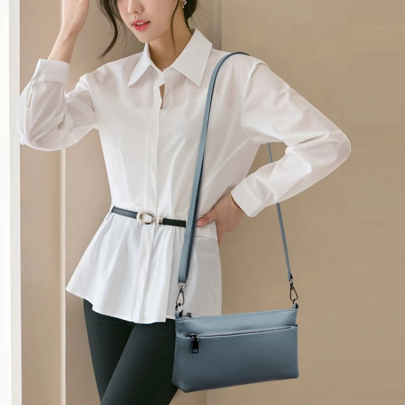 

Новые однотонные сумки-кроссбоди из ПУ с молнией, популярные маленькие квадратные сумки высокого качества, молодежные, лаконичные, универсальные, милые сумки для женщин