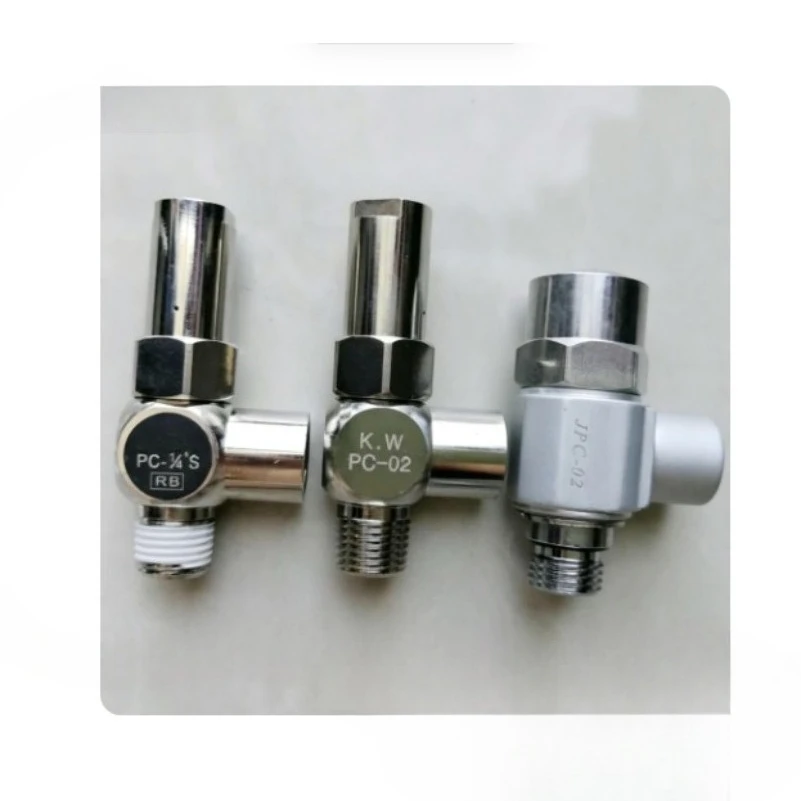 Pneumatic Check Valve One-way Valve POSU PC1/4 KWPC-02 JPC-02 PC02-S for Tool Magazine Cylinder
