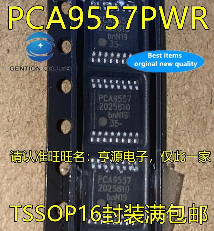 

10pcs 100% orginal new in stock PCA9557PWR PCA9557 PD557 TSSOP20 foot patch interface expander chip