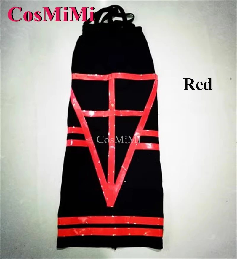 CosMiMi موضة الأصلي درع شبح الرقص السراويل AUS شافل فات السراويل مستقيم الساق السراويل مشرق تأثير عاكس بنطلون