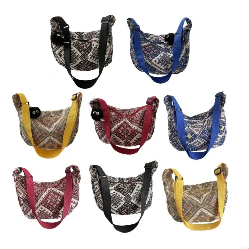 Trendy Ethnic inspired Single Shoulder Bag for Fashion Enthusiasts Dumpling Bags 547A