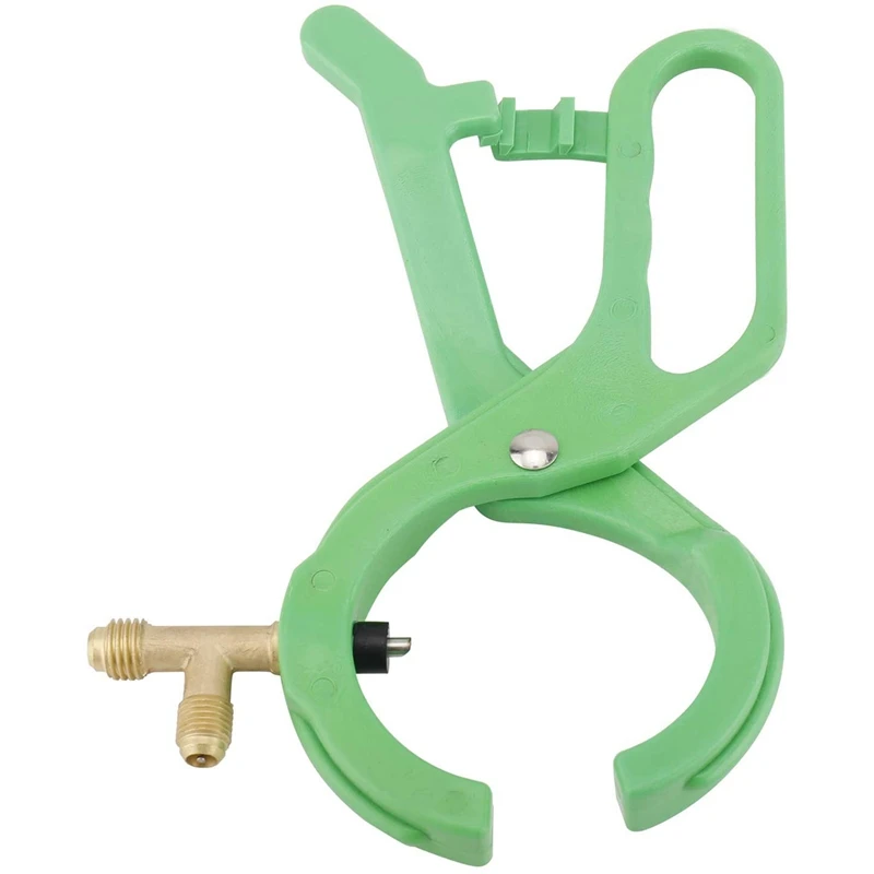 R-134A Can Tap For R22 R12 Refrigerant 2-In-1 Side Bottle Opener Connecting 1/4 SAE And 1/2 Acme Thread