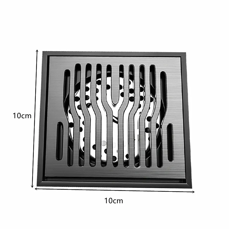 1PCS Invisible Shower Floor Drain Balcony Rapid Drainage Square Drains Deodorant Strainer Cover for Kitchen Bathroom Hardware