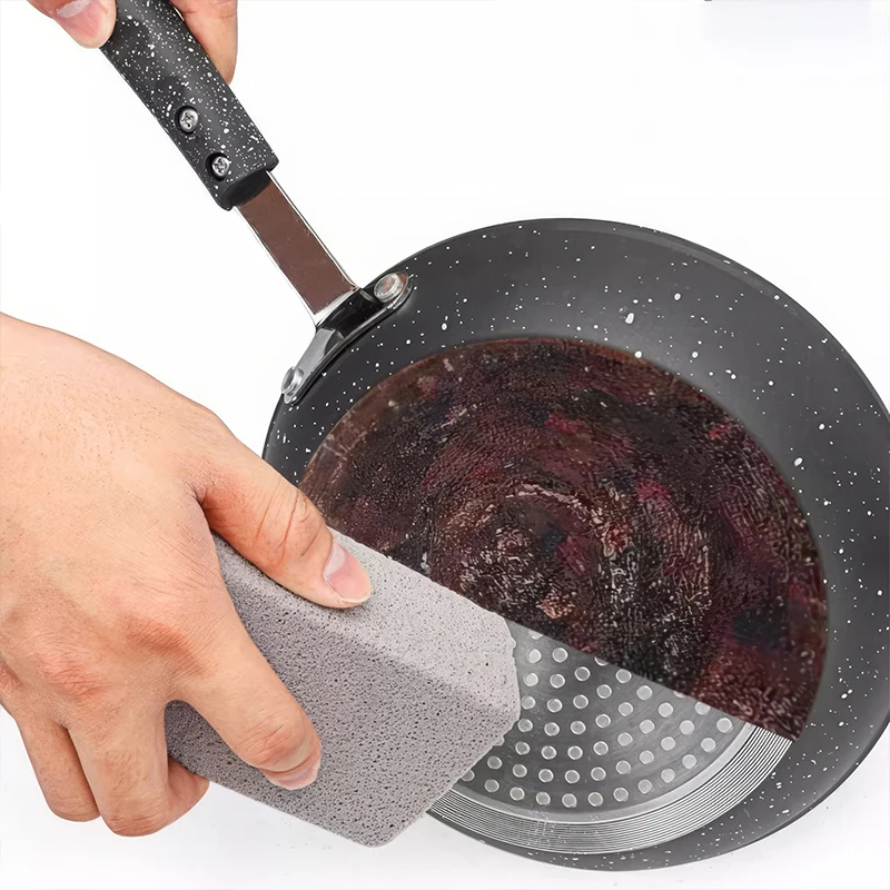 Household Cleaning Brick Baking Tray Tool High Temperature Resistant Cleaning Brick Burning Grill Floating Stone Cleaning Tool