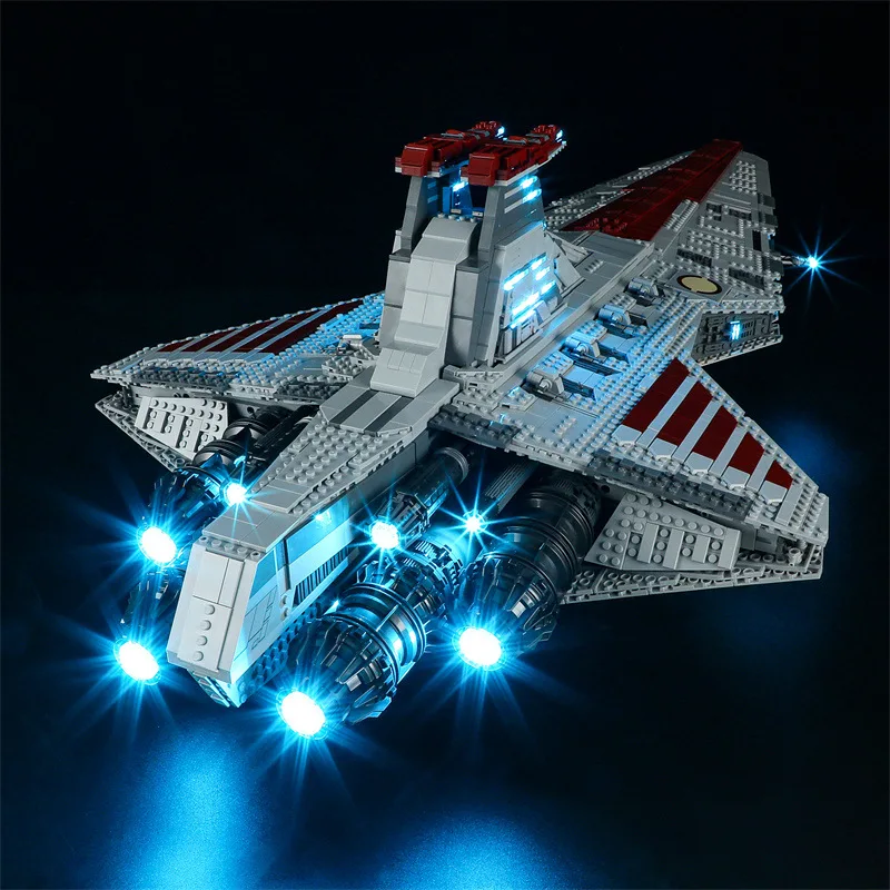 Ensemble d'éclairage pour Starings Wars 75367, classe Venator, république, attaque Cruiser, bloc de construction non inclus (Kit d'éclairage Led uniquement)