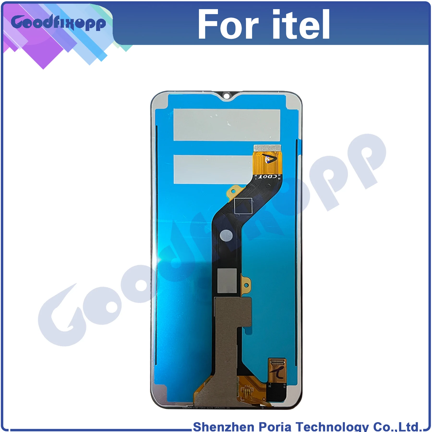 For itel Vision 1 Pro L6502 2S P651L S16 P36 P37 LCD Display Touch Screen Digitizer Assembly Repair Parts Replacement