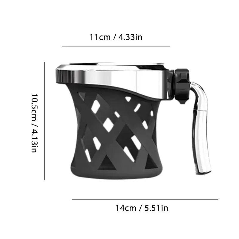 Motorcycle Cup Holder Handlebar Perch Mount Water Cup Motorcycle Drink Cup Holder Anti-skid  Beverage Bottle Stand Bottle Cage