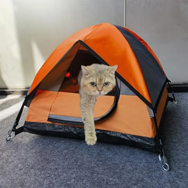 

Pet Camping Tent Outdoor Camping House Cat Tent Cat Tent For Outside Portable Pet Ten For Cats Dogs Small Pets Puppies