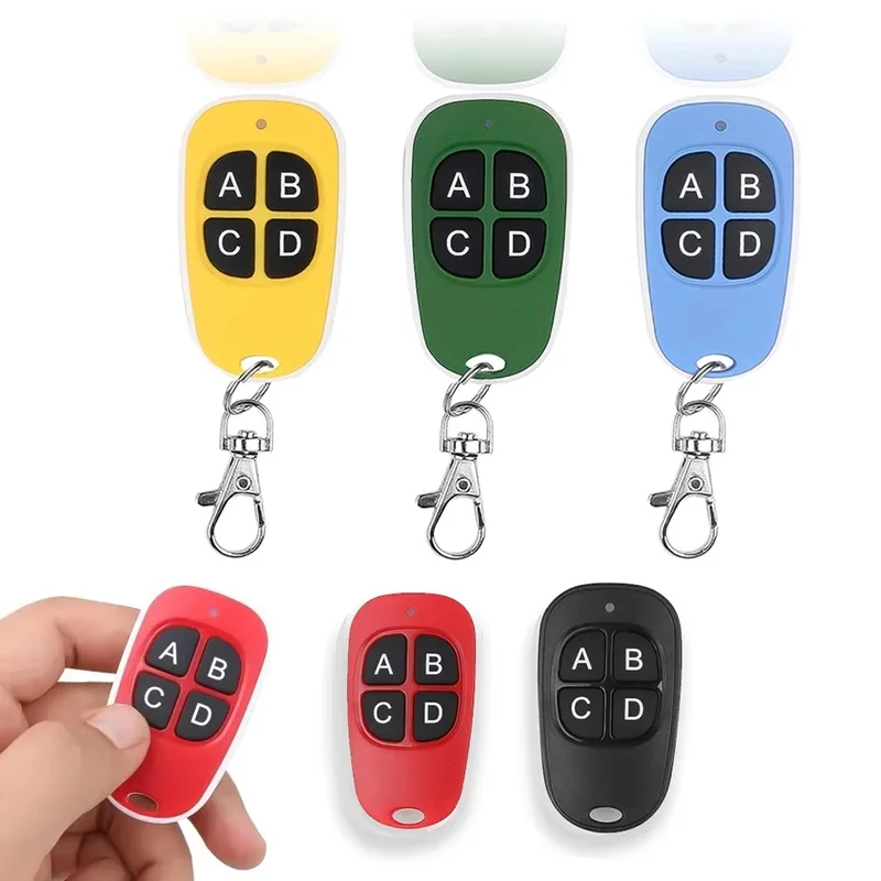 Universal 433mhz Copy Code Remote Control Garage Door Opener Wireless Transmitter Duplicator Clone Electric Door Key Copy Remote