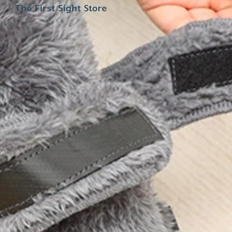 

Autumn Winter Foot Wrist Protective Socks Men Women Fracture Gypsum Socks For Middle Aged Elderly Indoor Home Warmth Floor Socks