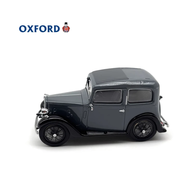 OXFORD-Jouet de simulation de voiture en alliage moulé sous pression, Rétro, Nostalgie, Produit fini, Grise Adrengray, Échelle 1:43, Leges