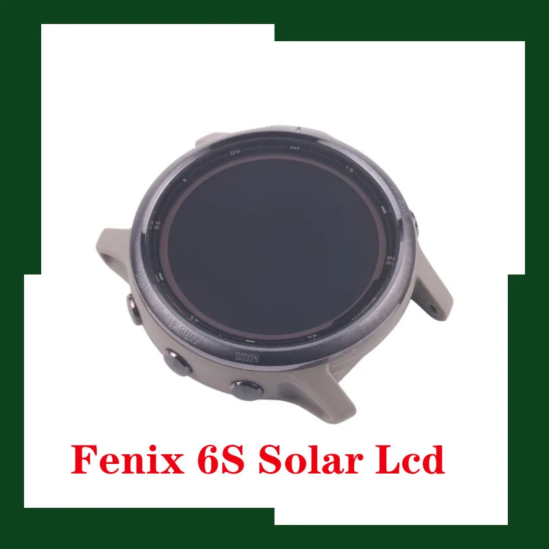 Original LCD Display Screen for Garmin Fenix 6s pro solar  Watch Repair Parts Replacement