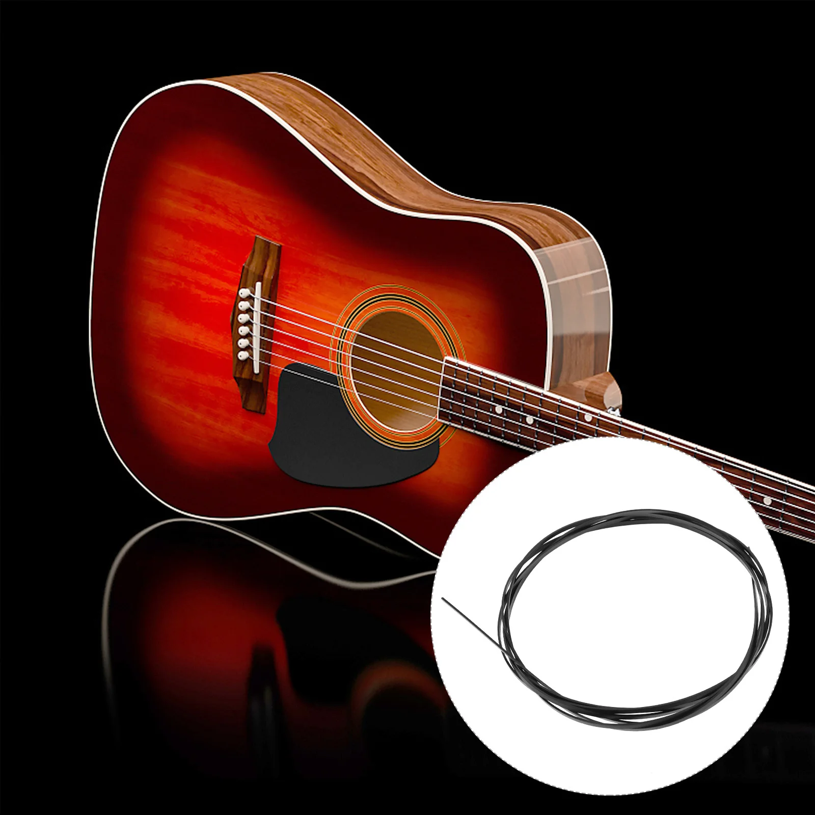 

8pcs Guitar Purfling Strip Abs Edge Trim For Acoustic Guitar Replacement Inlay Strips Body Decoration Instrument Parts Accessory