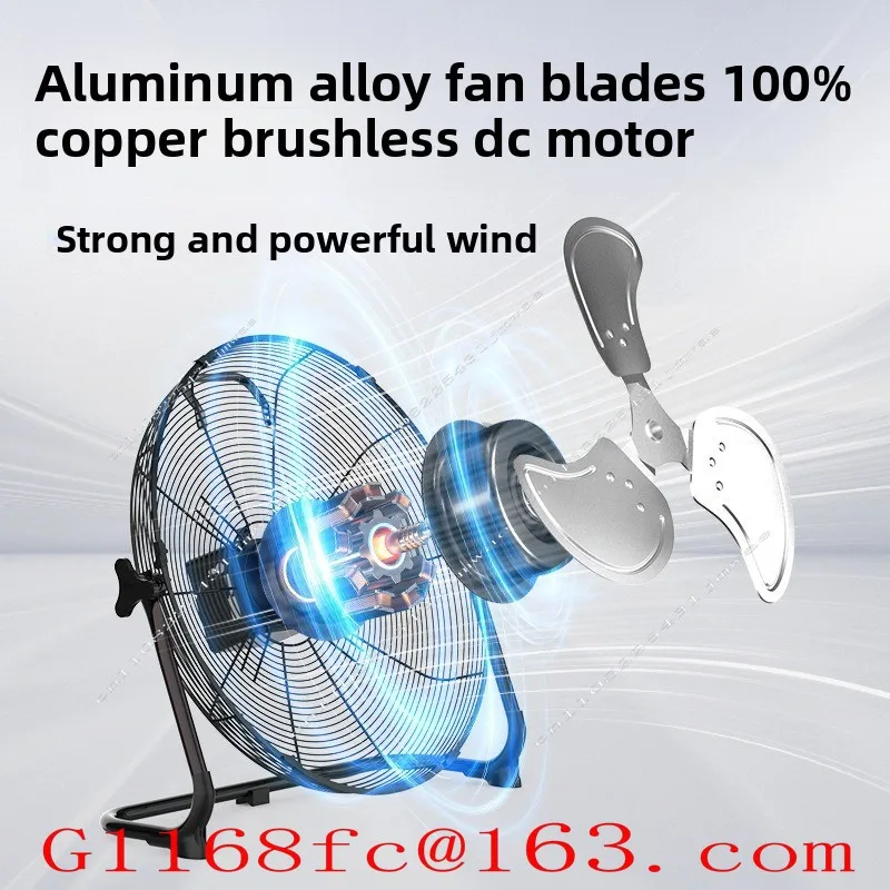 12/16 Inch Industrial Wind Outdoor Camping Portable Floor Fan Household Floor Fan